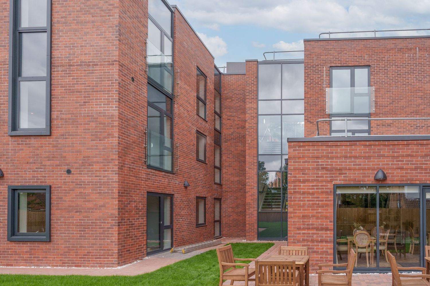 Pomeroy Court Photography grounds. Alderley construction