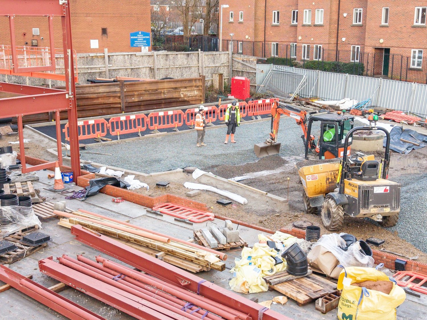 Manchester Rd Site Photography Alderley Construction