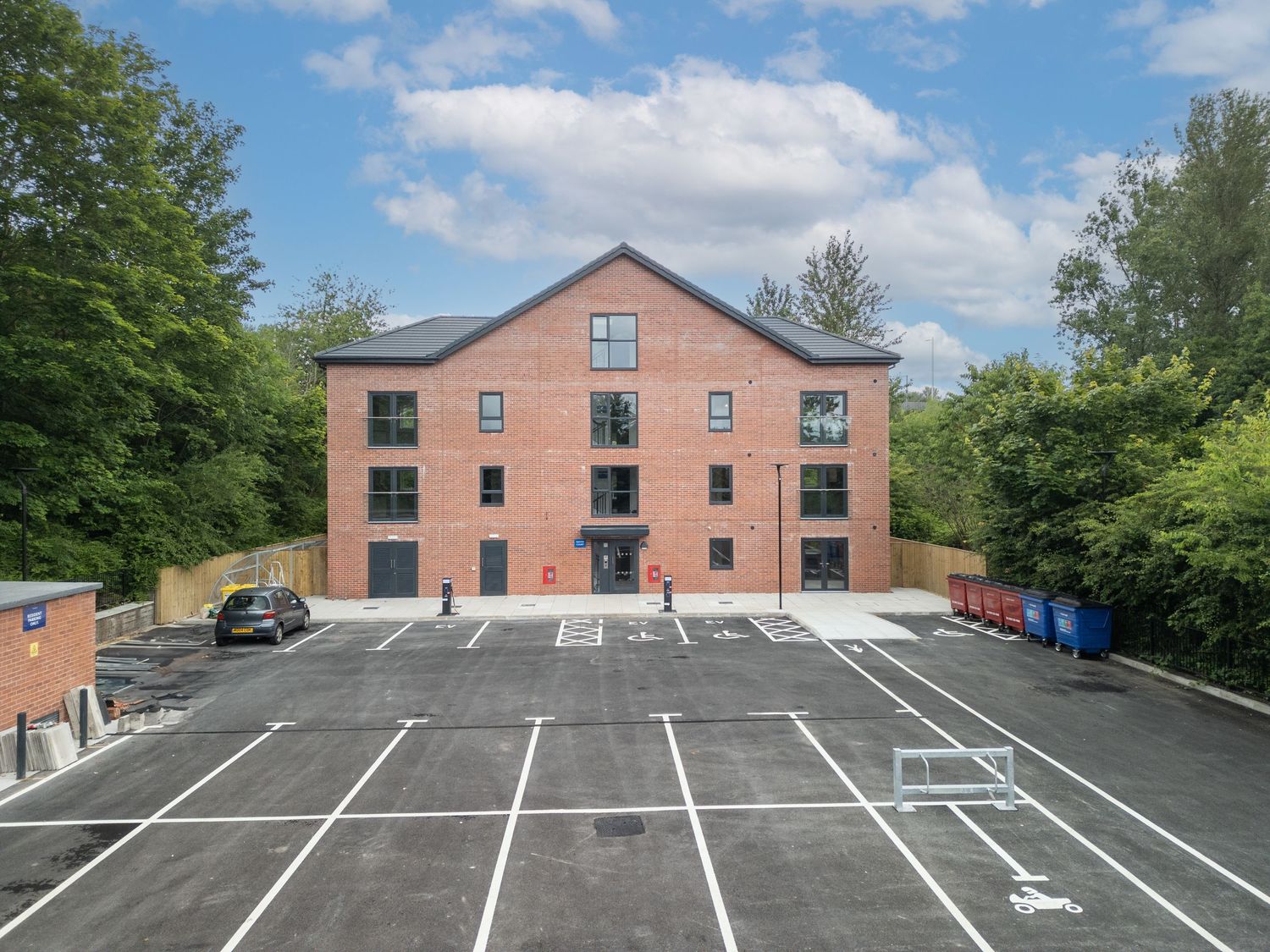 Hallwood Park, Alderley Construction drone