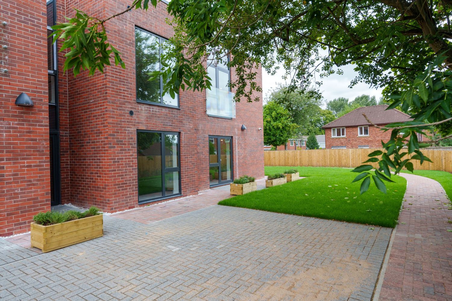 Pomeroy Court Photography grounds. Alderley construction