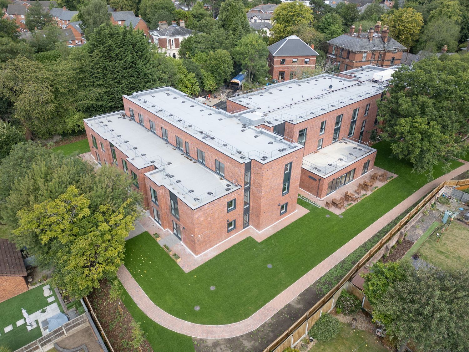 Pomeroy Court Photography Drone. Aerial shot