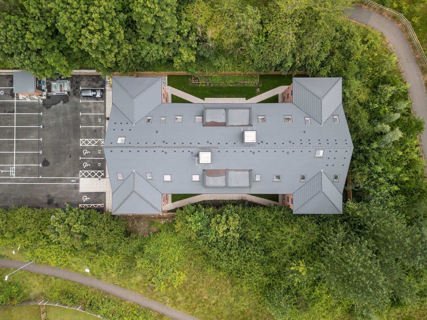 Hallwood Park, Alderley Construction drone