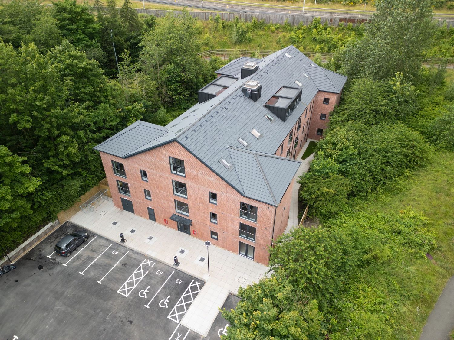 Hallwood Park, Alderley Construction Drone shot