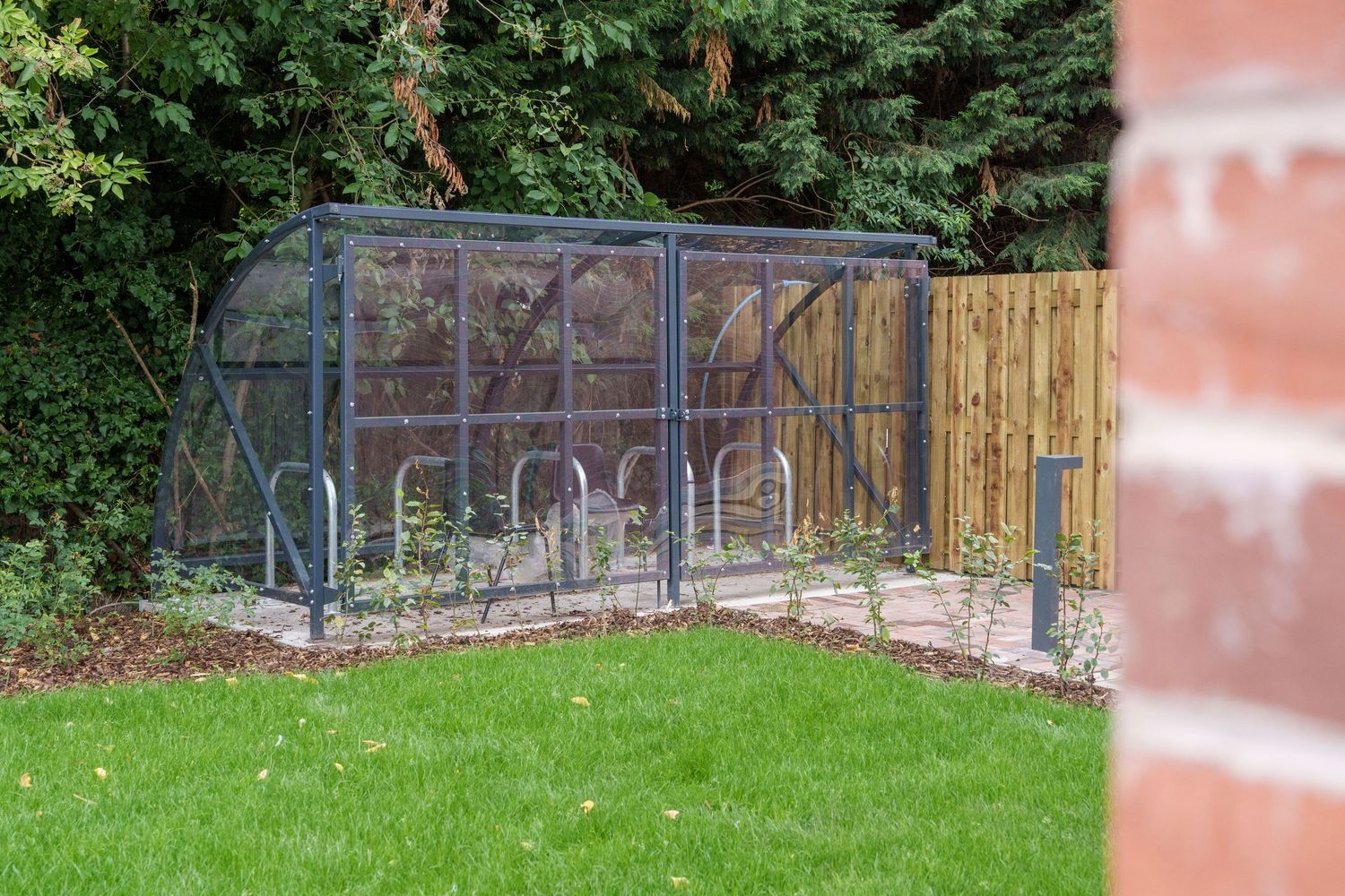 Pomeroy Court Photography. bike shed