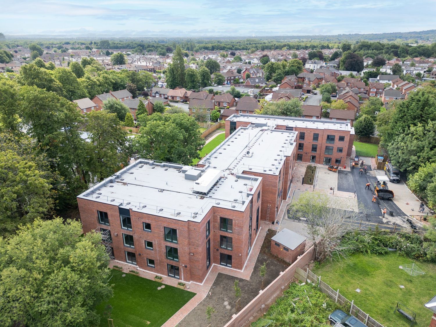 Pomeroy Court Photography Drone. Aerial shot
