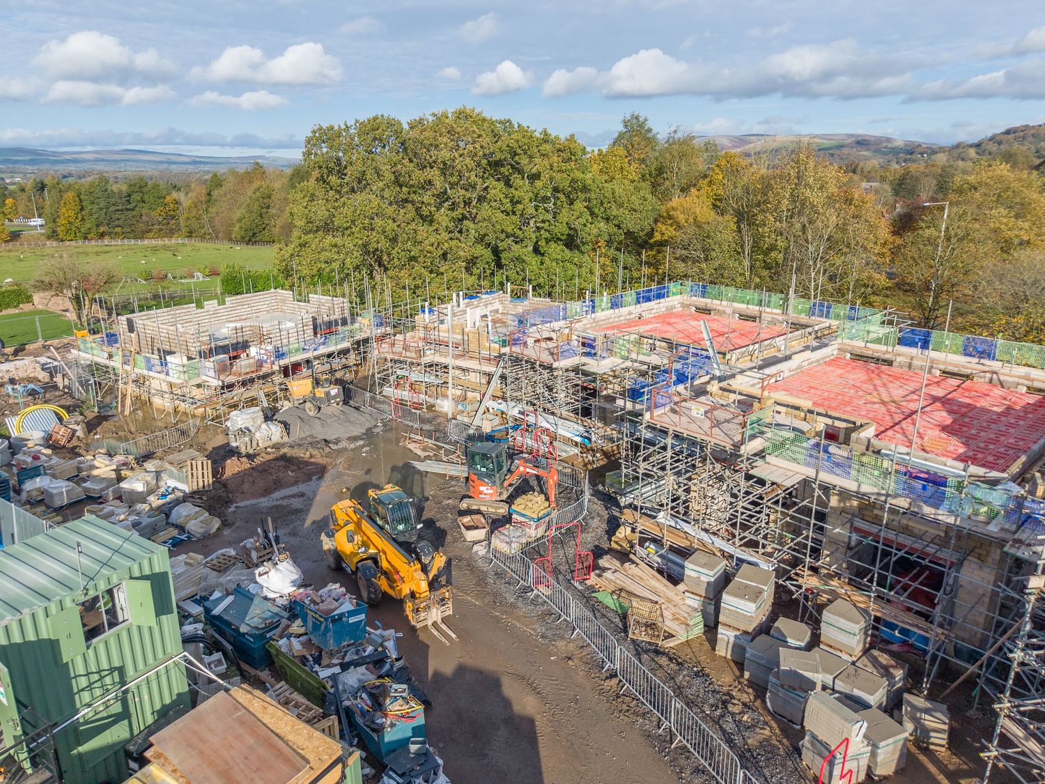 Langho Site Photography Alderley Homes