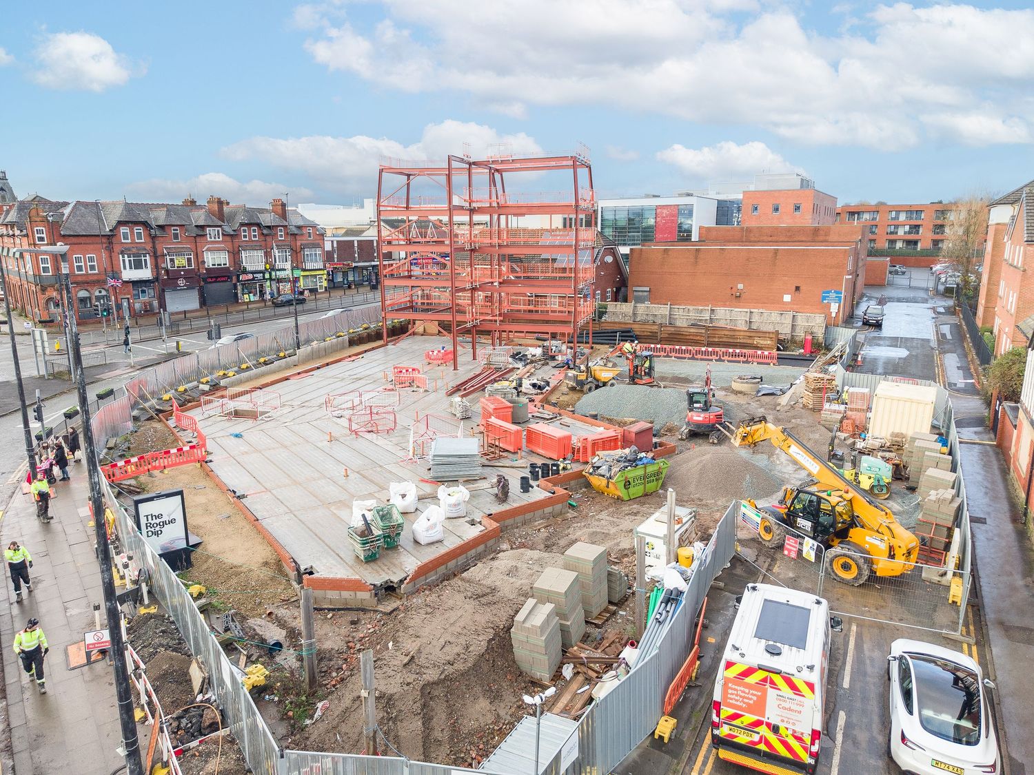 Manchester Rd Site Photography Alderley Construction