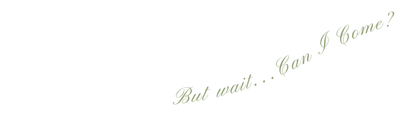 Elegant cursive text overlay in gold and white against transparent background.