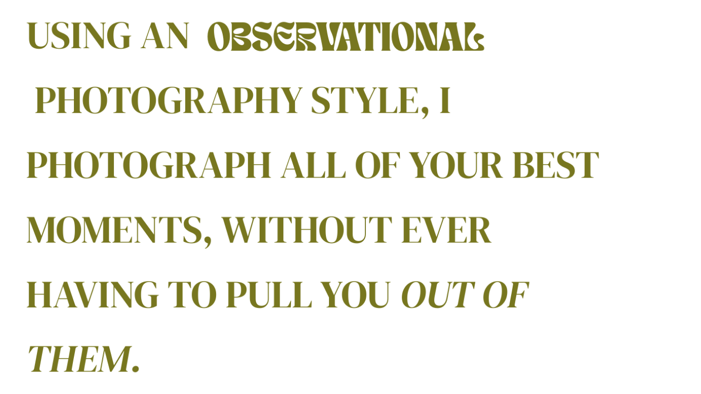 observational photography style