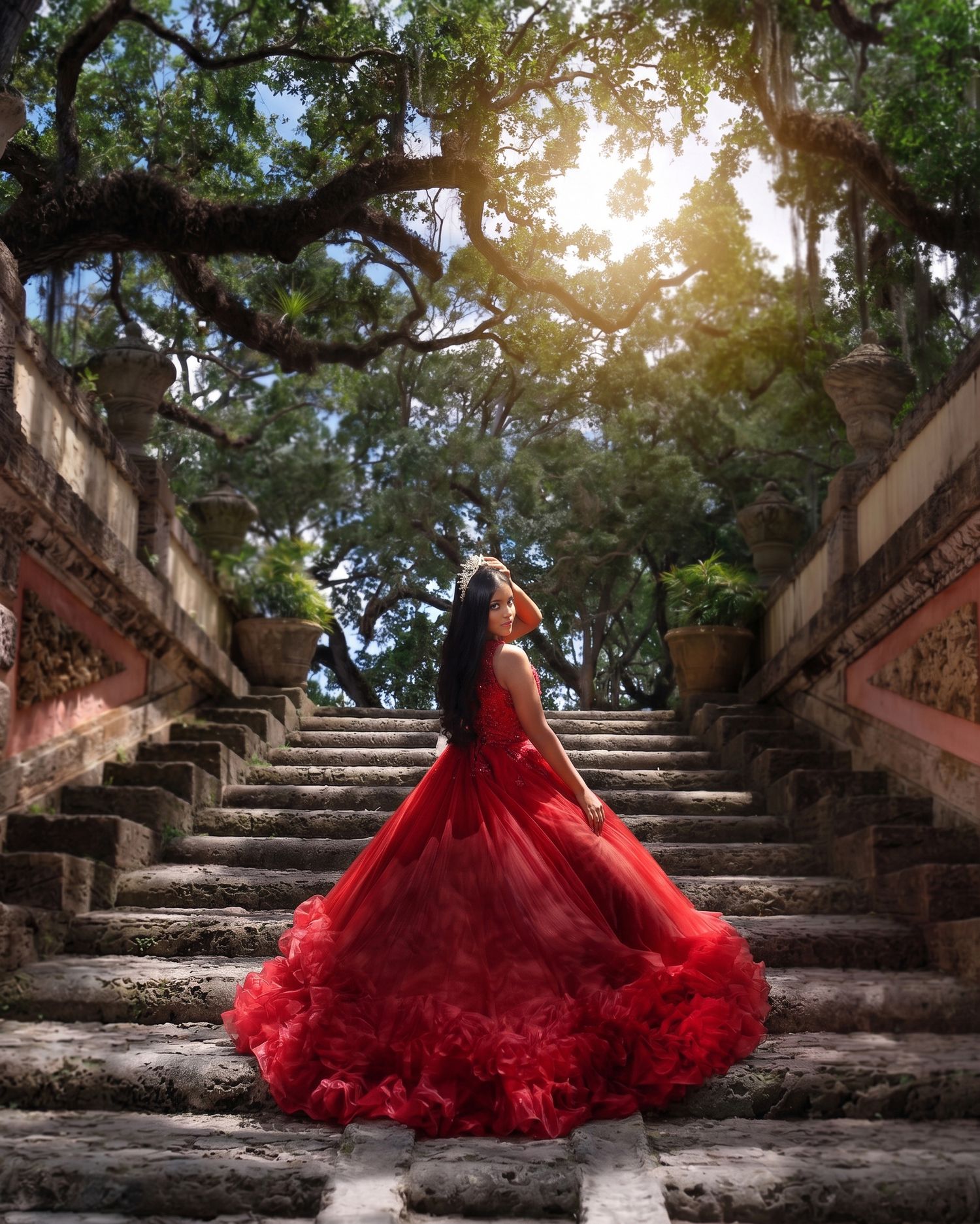 Fine art quinceañera photography in Philadelphia by Alba Paredes