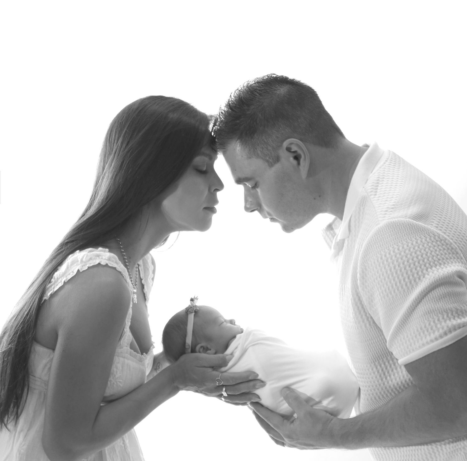 Couples fine art maternity photography session in Philadelphia studio