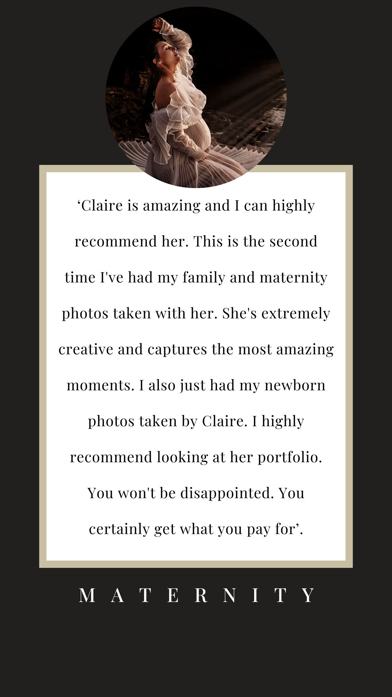 Shoalhaven & Jervis Bay Maternity photography review - Shoalhaven Maternity Photographer- Claire Frances Photography