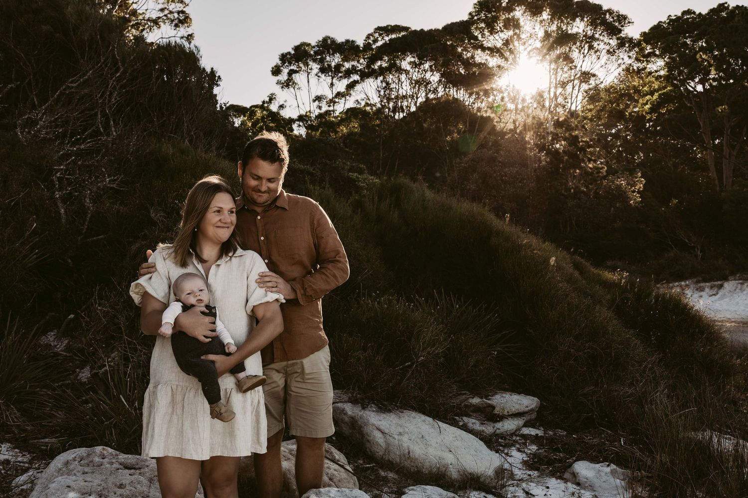 sunset-relaxed-family-photo-greenfields-beach-vincentia-jervis-bay