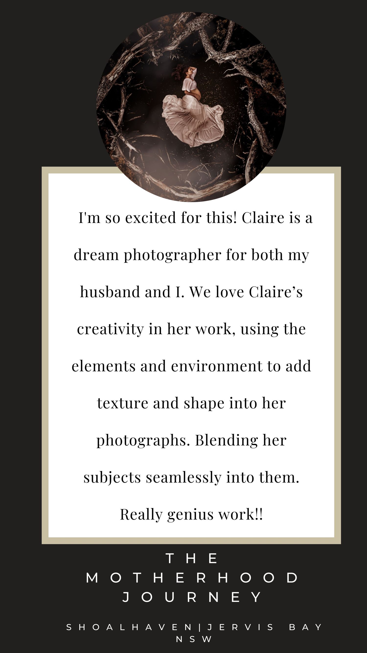 Shoalhaven Maternity photography review - The Motherhood Journey Package with Shoalhaven Maternity Photographer - Claire Frances Photography