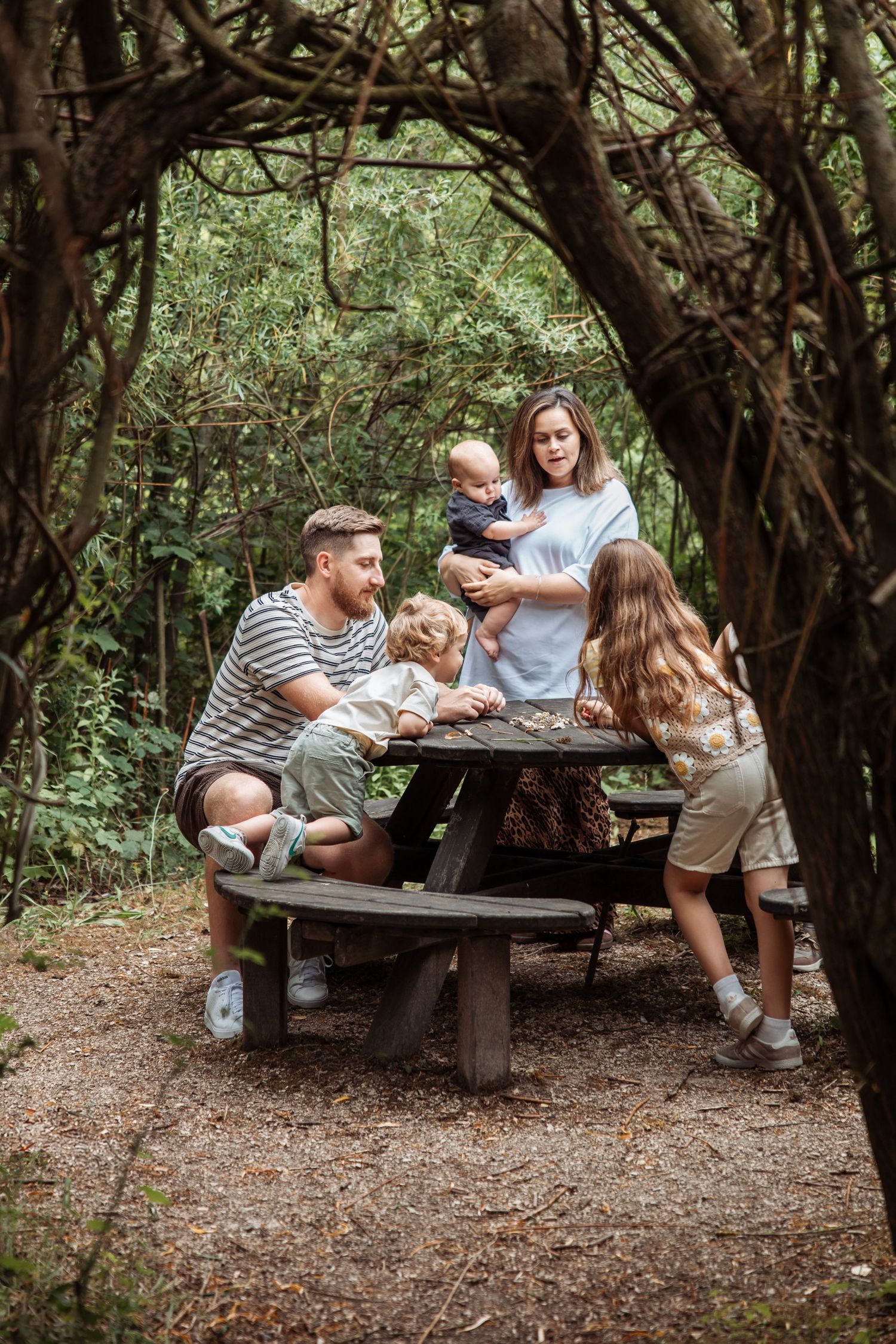 Outdoor family photography session in Lincoln UK