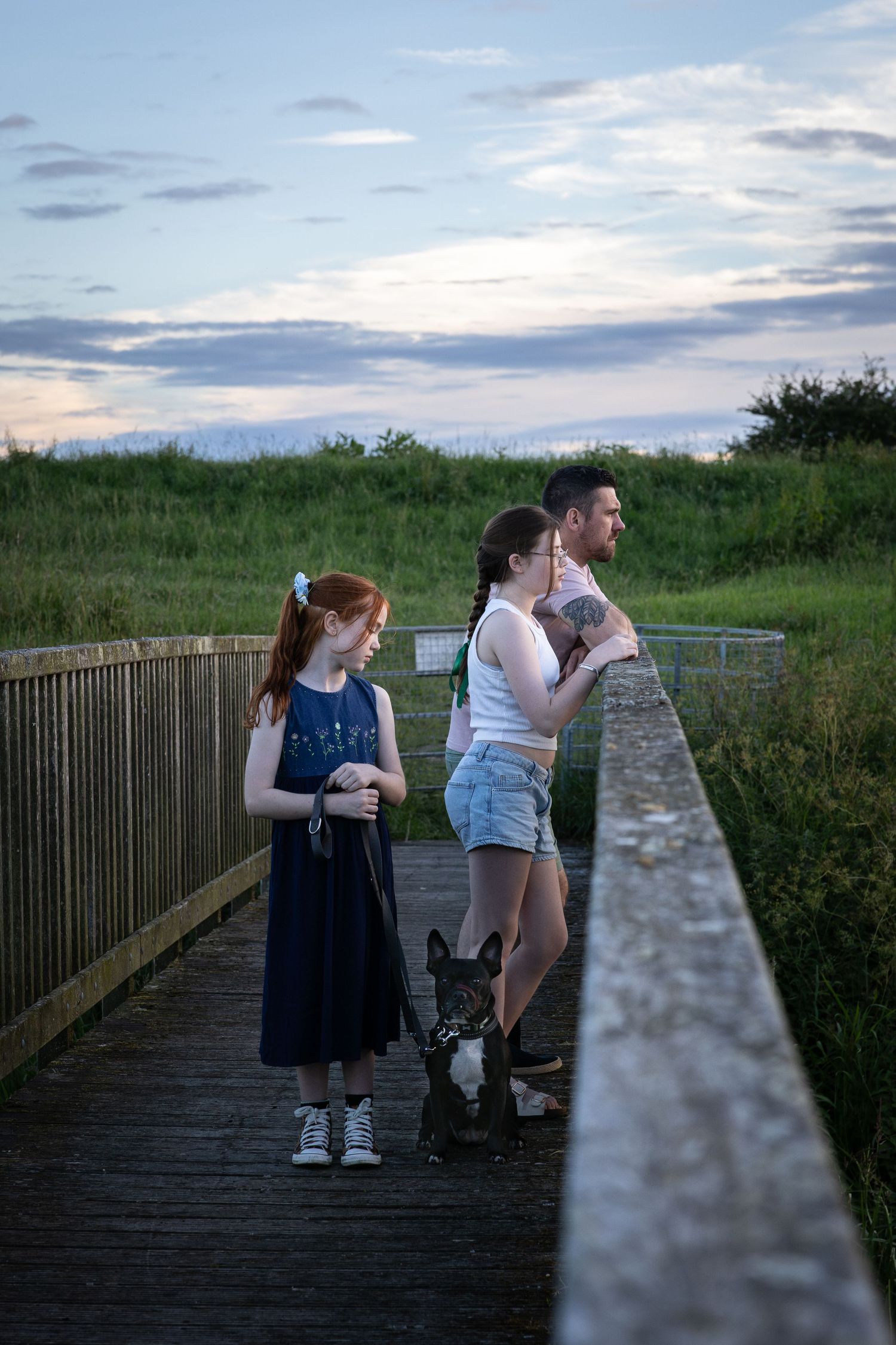 Outdoors family photoshoot in Lincolnshire, UK
