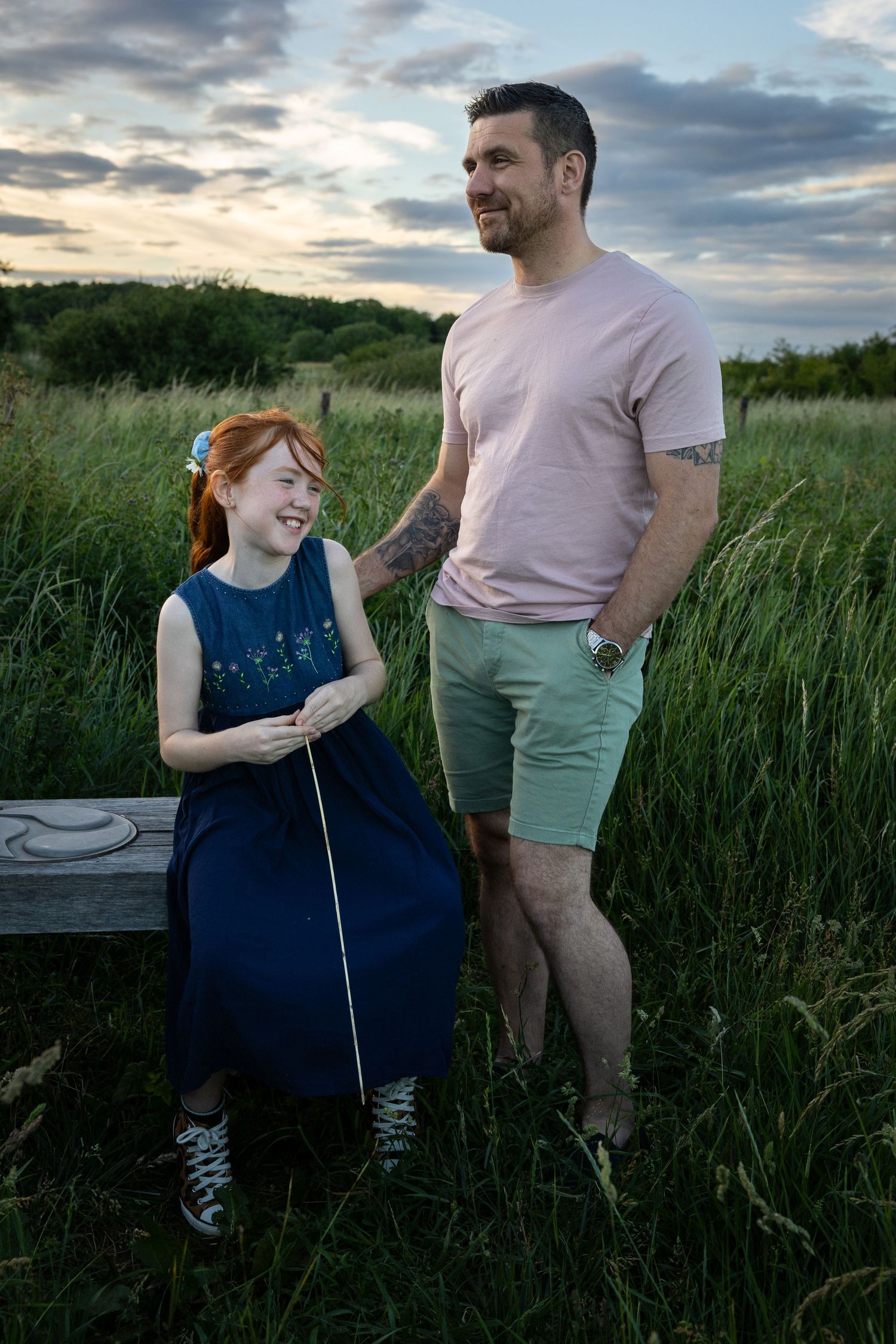 Outdoors family photoshoot in Lincolnshire, UK