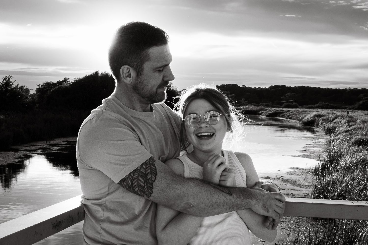Outdoors family photoshoot in Lincolnshire, UK