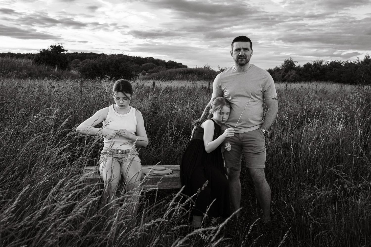 Outdoors family photoshoot in Lincolnshire, UK