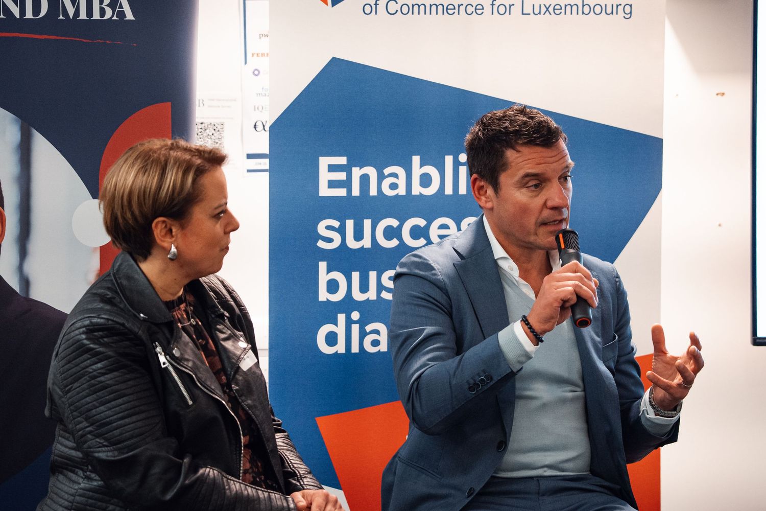 Photographie événementielle networking — événement business professionnel Luxembourg