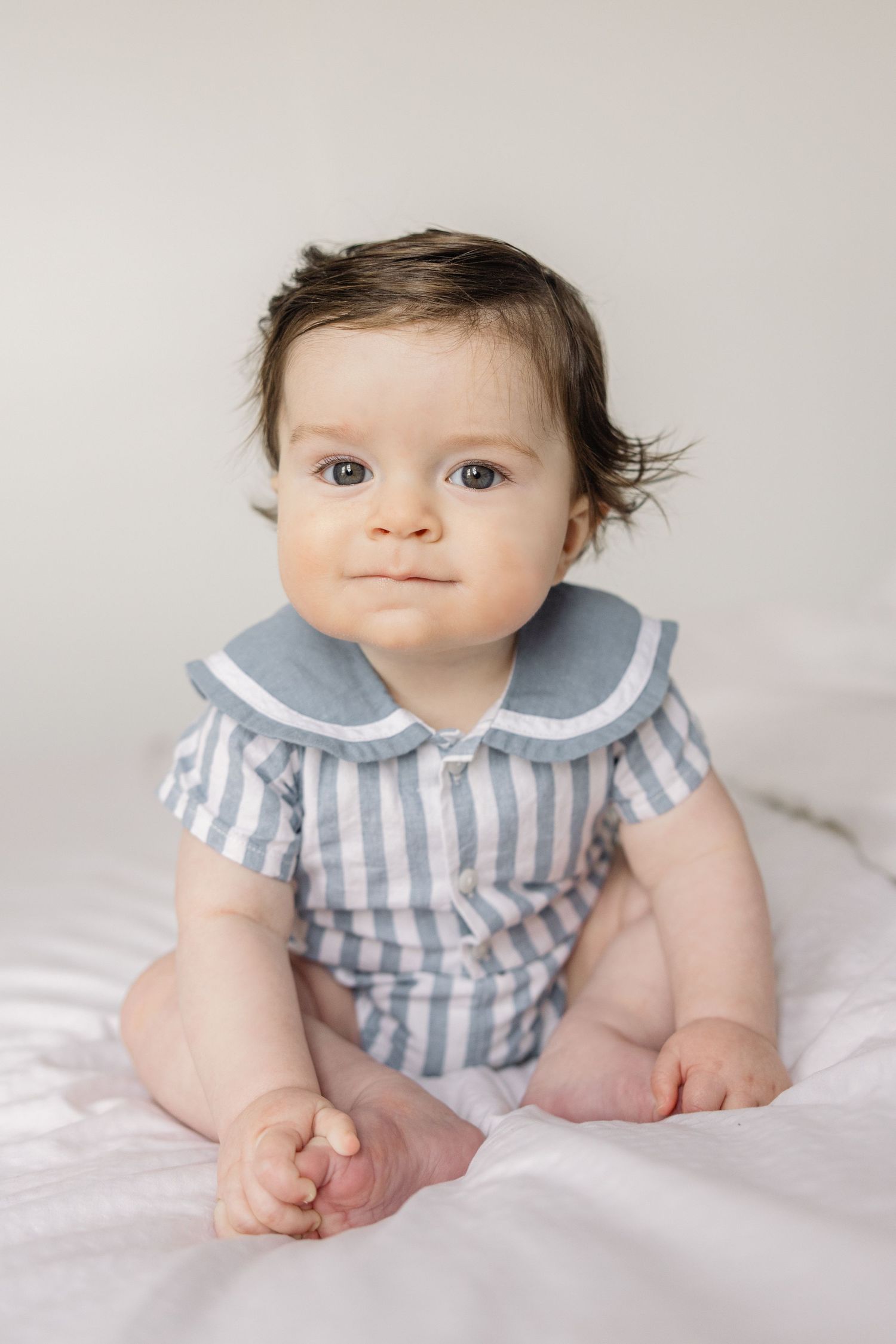 Natural light portrait of a baby in Maida Vale, London captured by Fine Art Photographer Miriam Caterina Wahl