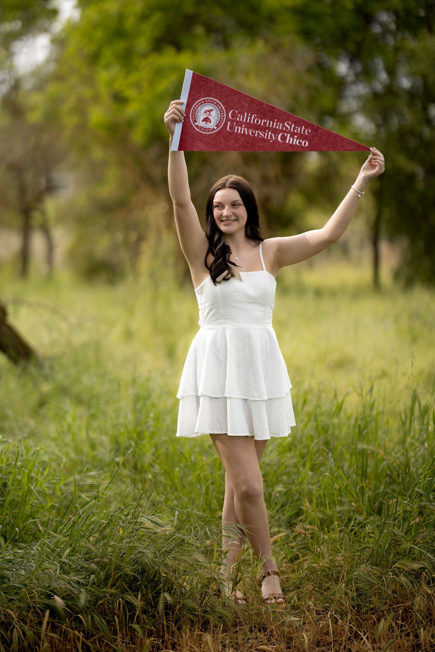 Senior portrait session photographed at Jack E. Hill Park, Elk Grove, California by Tea & Sugar Shots by Gretchen Schmidt.