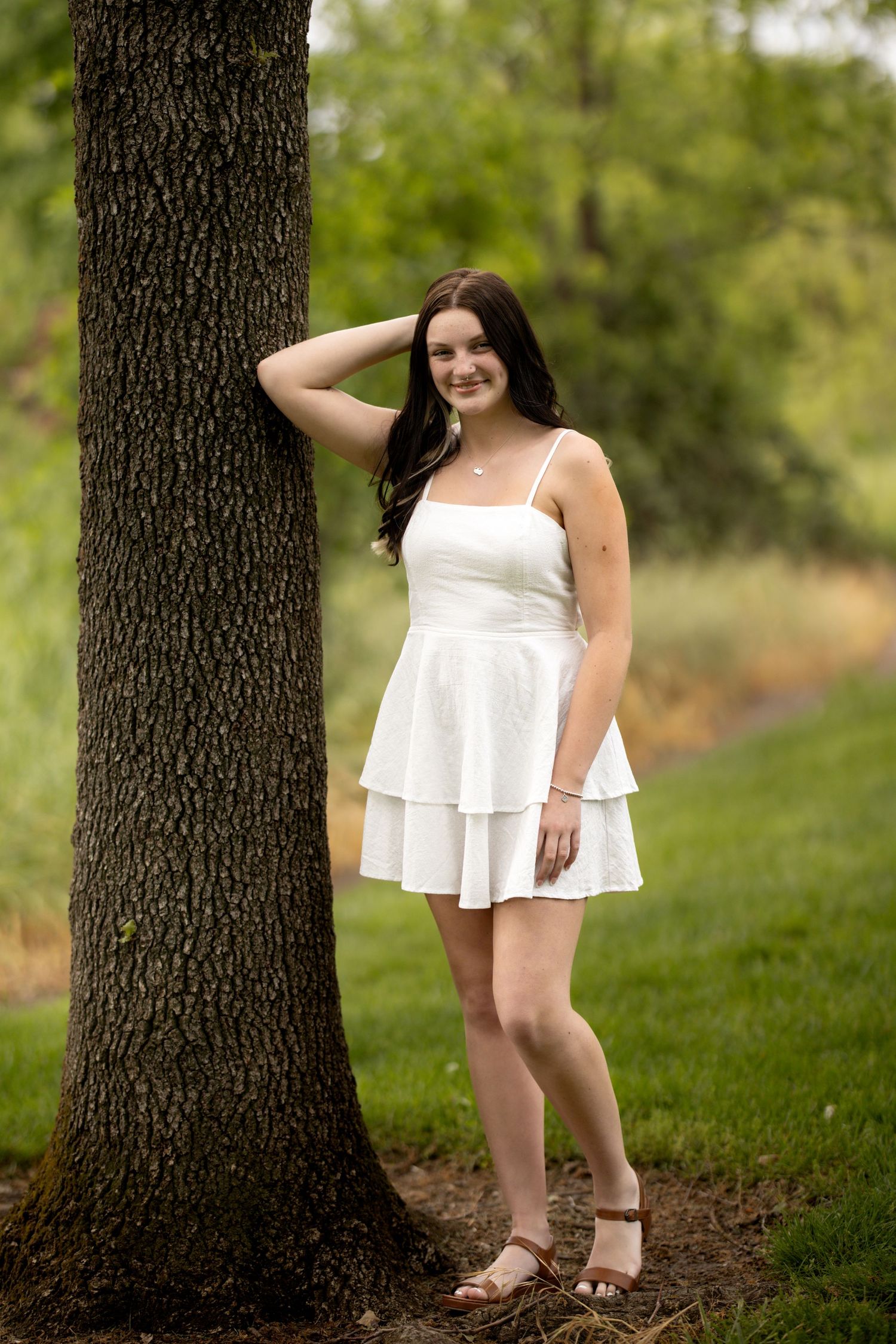 Senior portrait session photographed at Jack E. Hill Park, Elk Grove, California by Tea & Sugar Shots by Gretchen Schmidt.