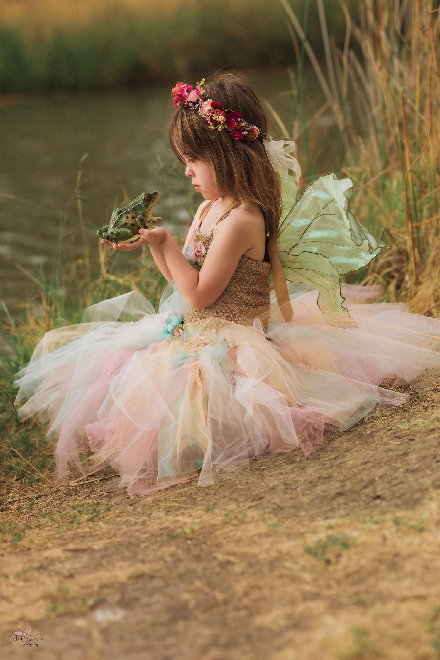 Timeless Fine Art-Girl fairy photographed outdoors in Elk Grove, California by Tea & Sugar Shots by Gretchen Schmidt.