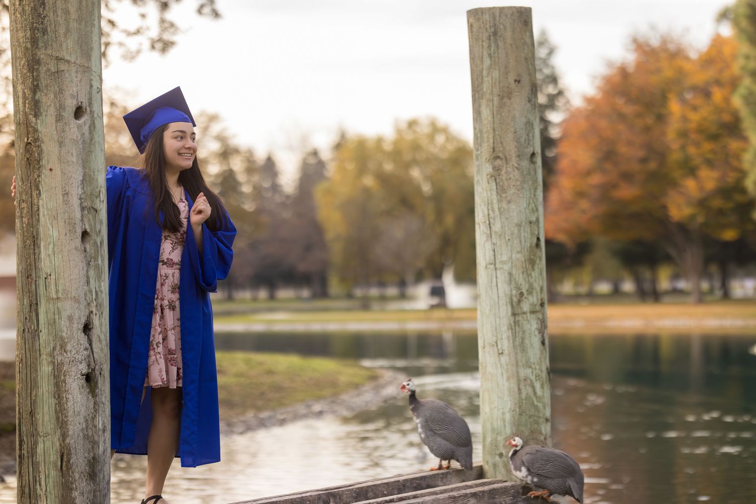 Senior portrait photographed outdoors in Elk Grove, California by Tea & Sugar Shots by Gretchen Schmidt.