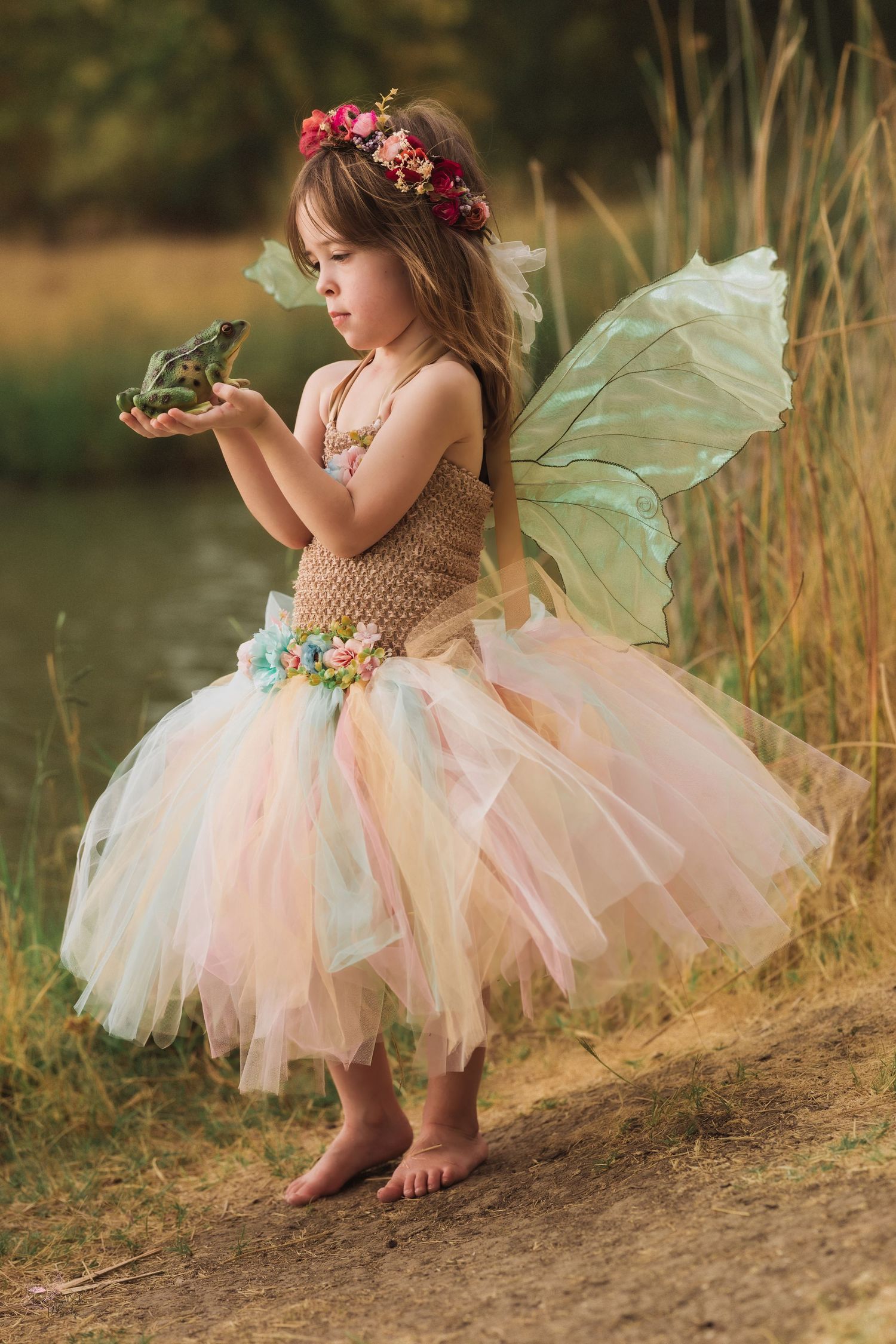 Timeless Fine Art-Girl fairy photographed outdoors in Elk Grove, California by Tea & Sugar Shots by Gretchen Schmidt.