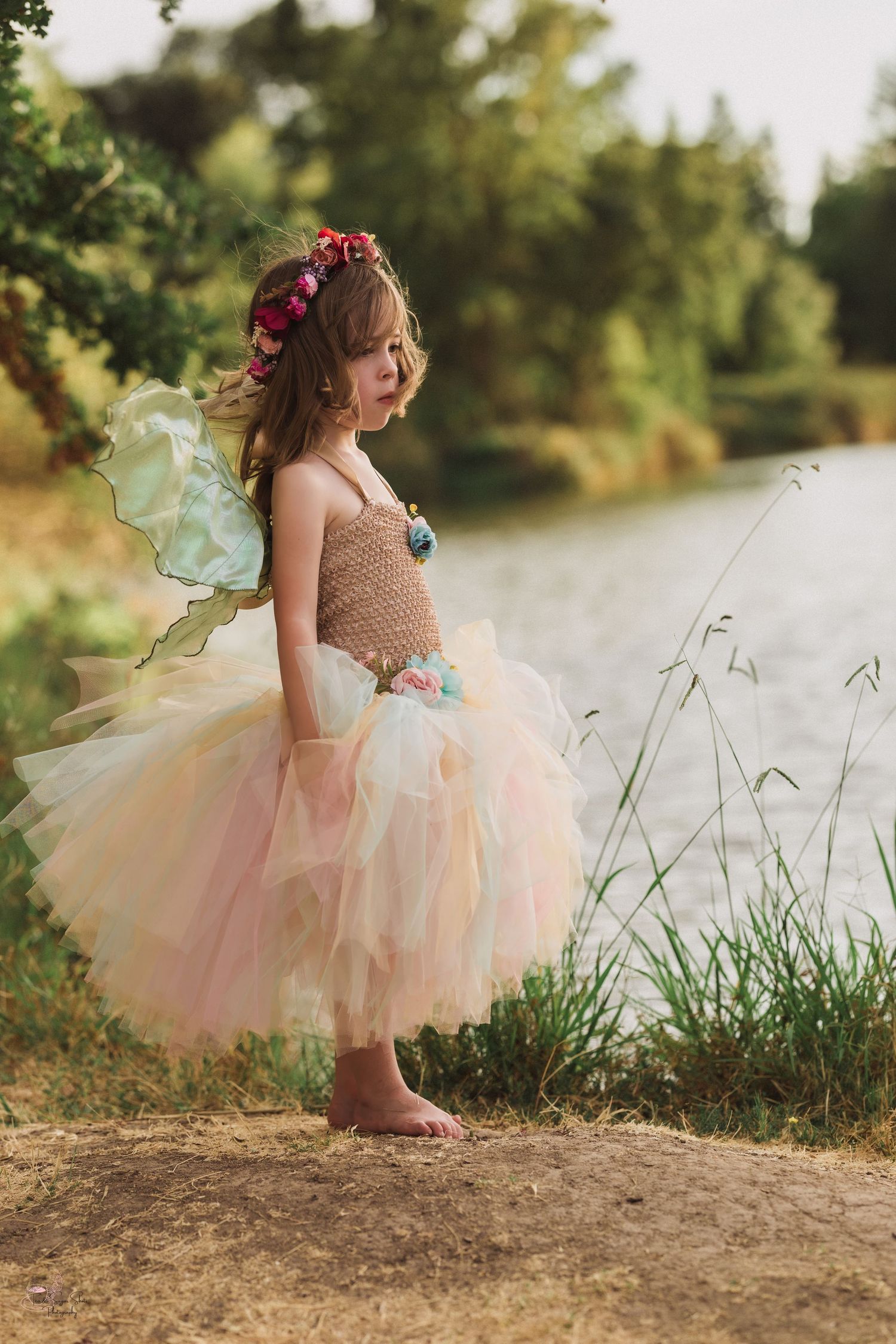 Timeless Fine Art-Girl fairy photographed outdoors in Elk Grove, California by Tea & Sugar Shots by Gretchen Schmidt.