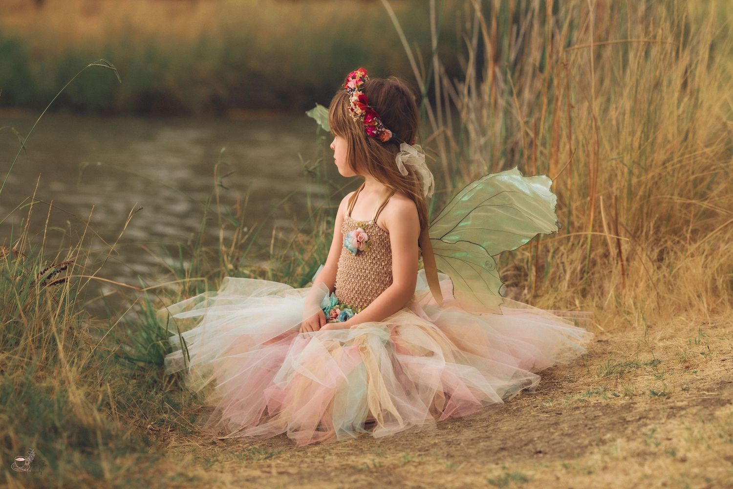 Timeless Fine Art-Girl fairy photographed outdoors in Elk Grove, California by Tea & Sugar Shots by Gretchen Schmidt.