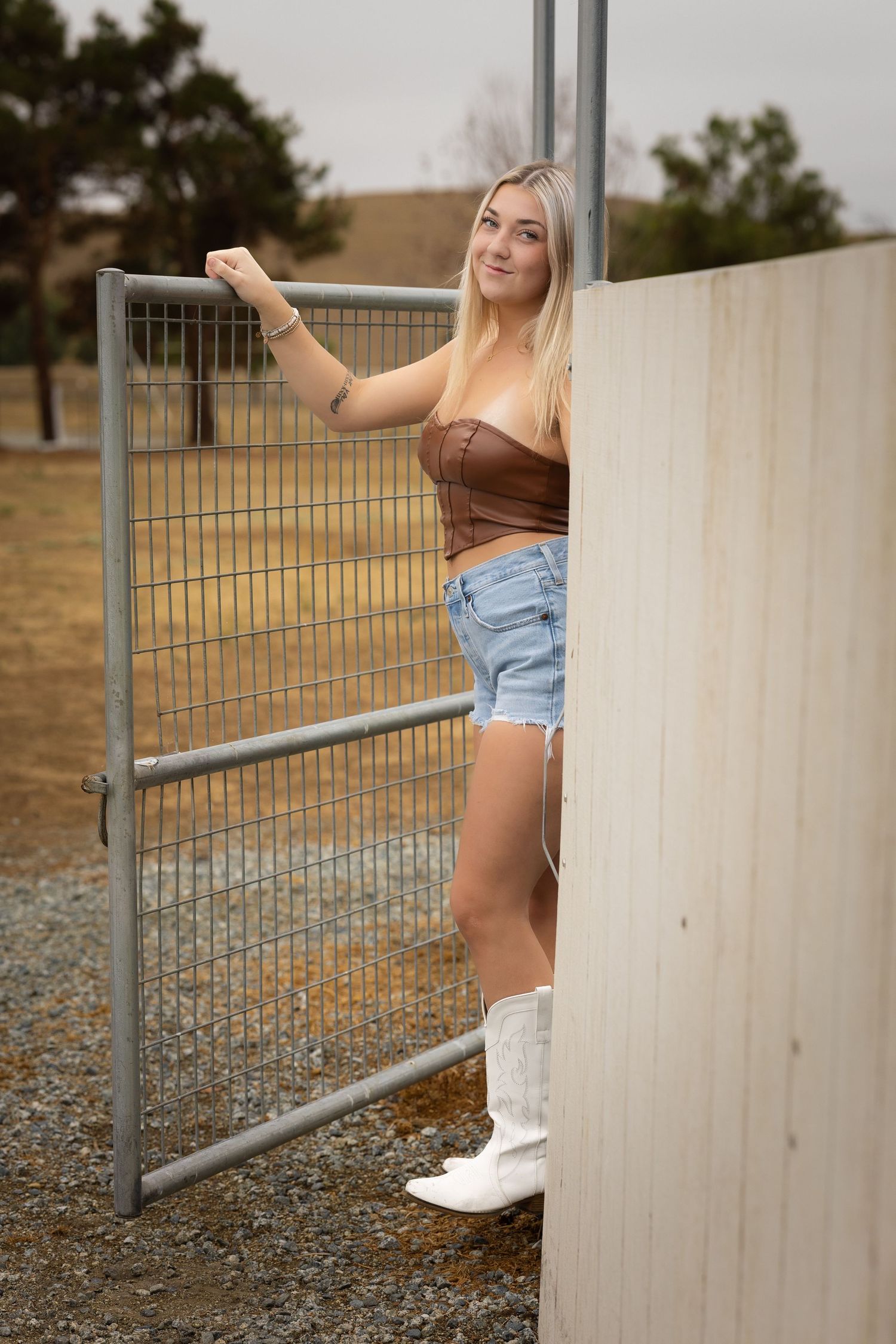 Senior Portrait photographed outdoors in Holister, California by Tea & Sugar Shots by Gretchen Schmidt.