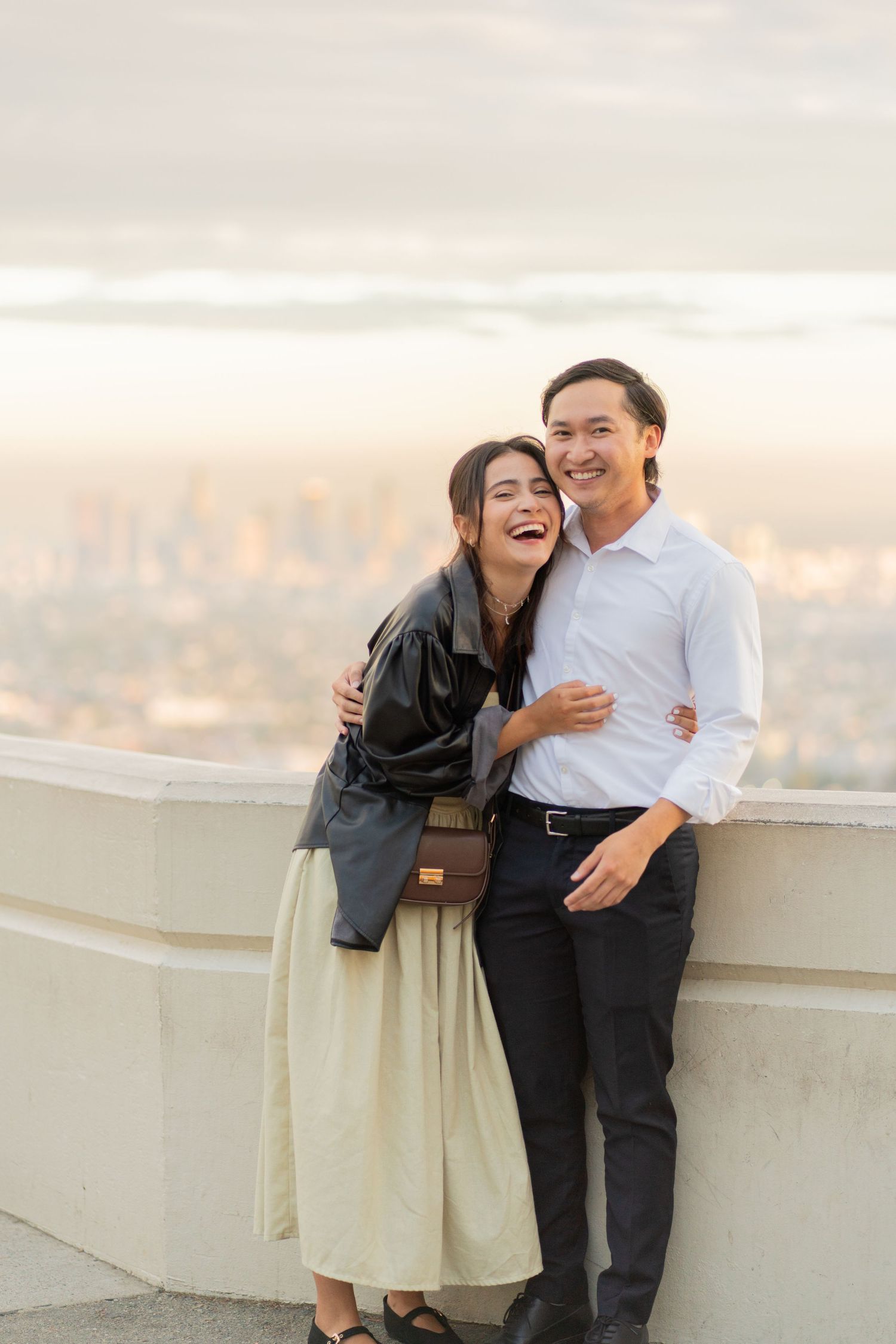 Griffith Observatory proposal photos capturing the ‘she said yes’ moment