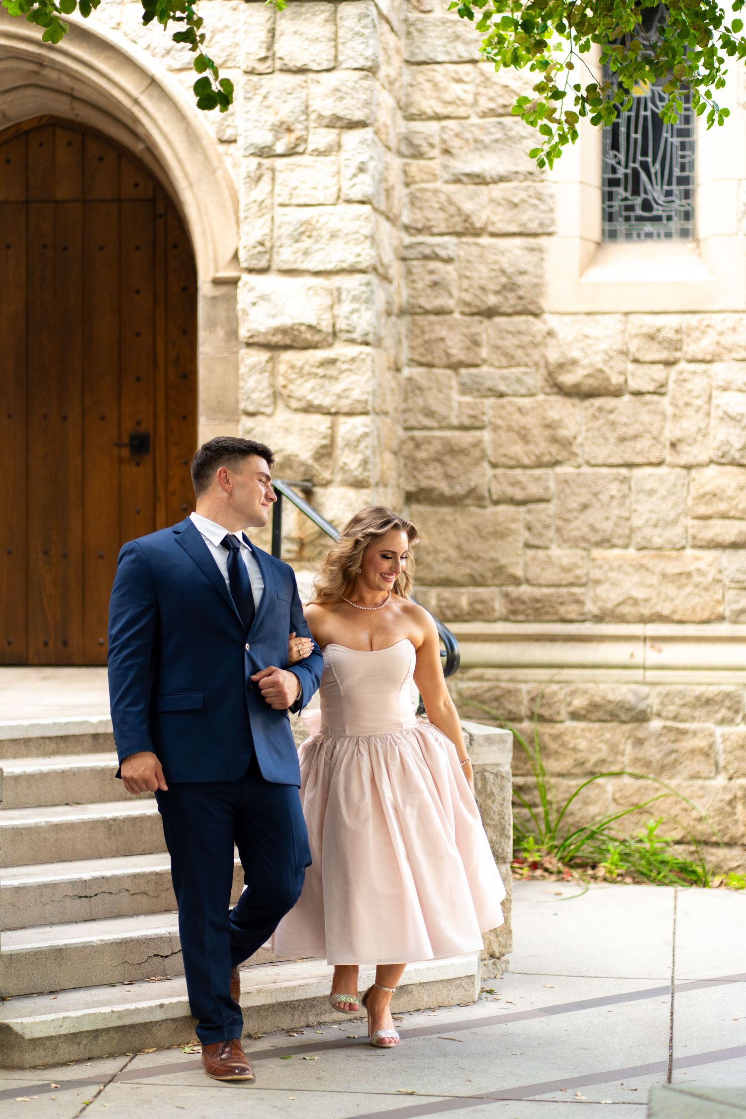 Romantic couple enjoying their engagement in Pasadena, capturing love, elegant scenery, and timeless Southern California charm.