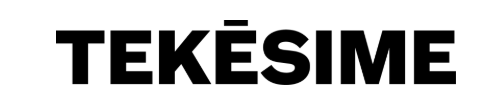 Bold black TEKESIME text logo in minimalist sans-serif font on white background.