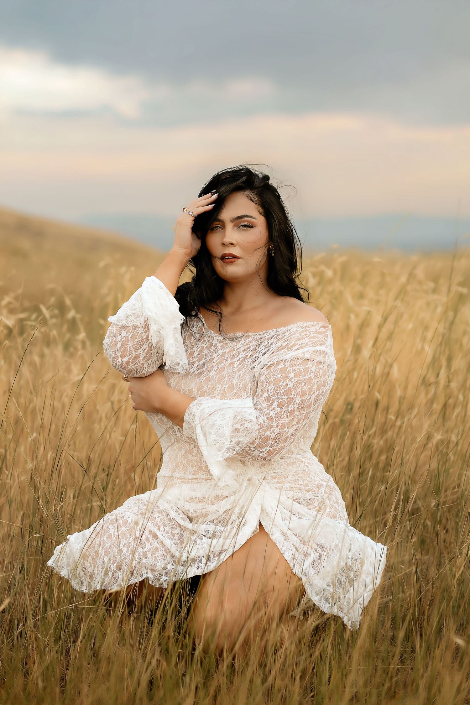 baddie photoshoot in salt lake city outdoors at tunnel springs