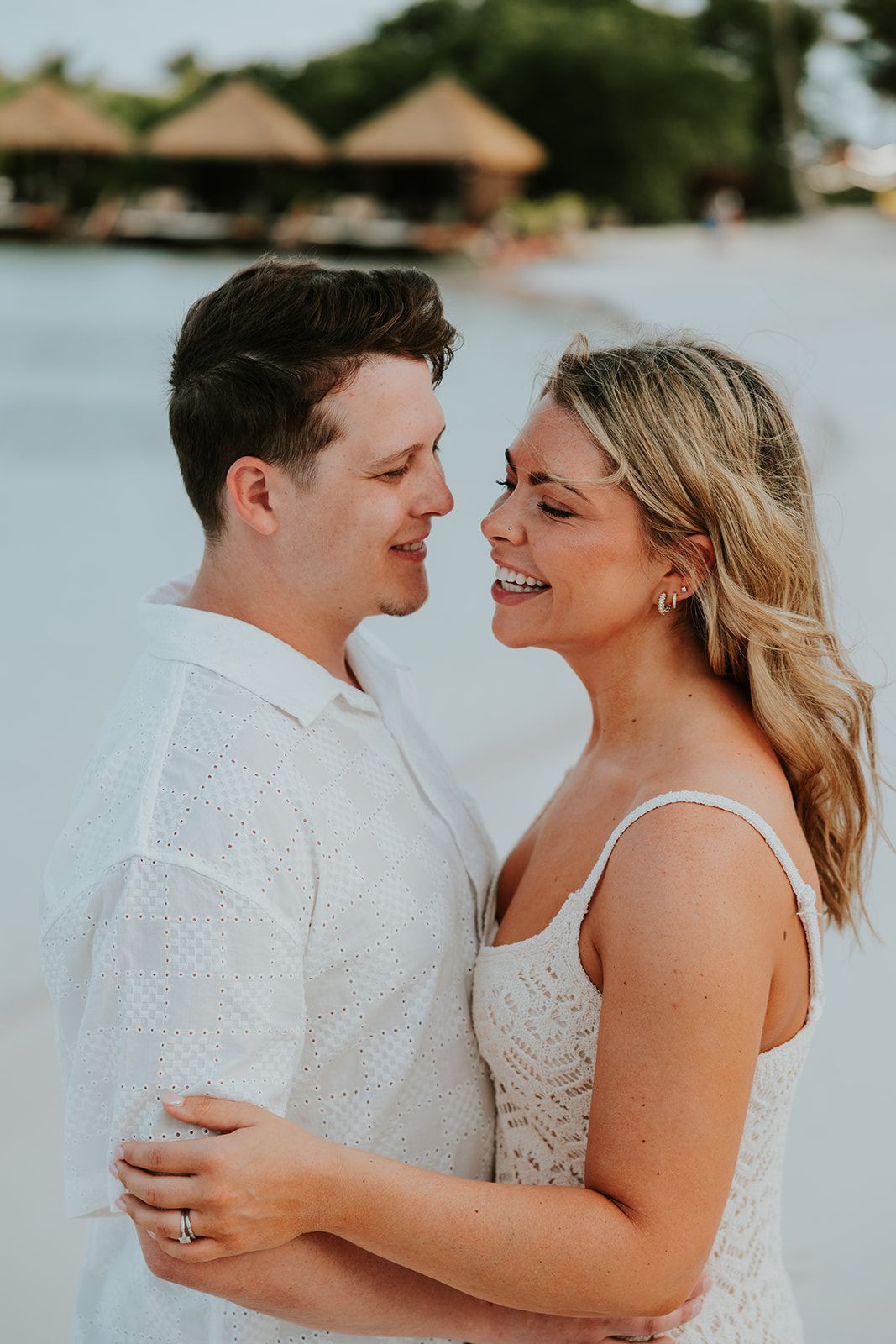 Destination couple photography session in Aruba at sunset