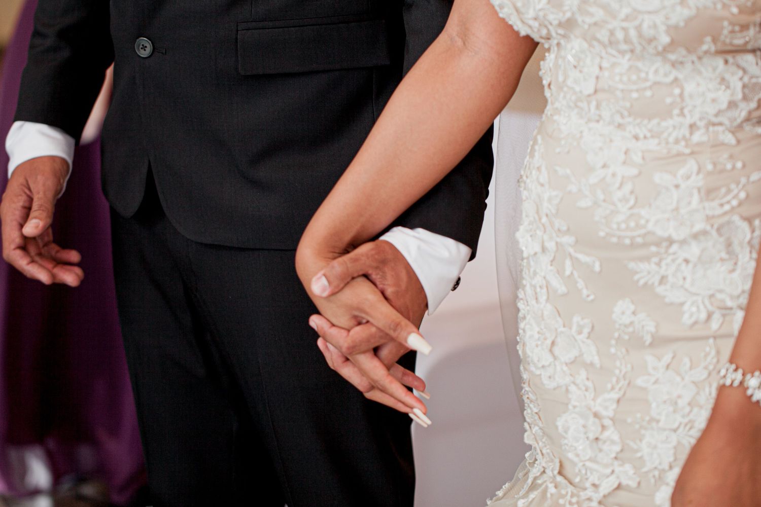 Wedding moments photographed at a Trinidad celebration by Charles Parris