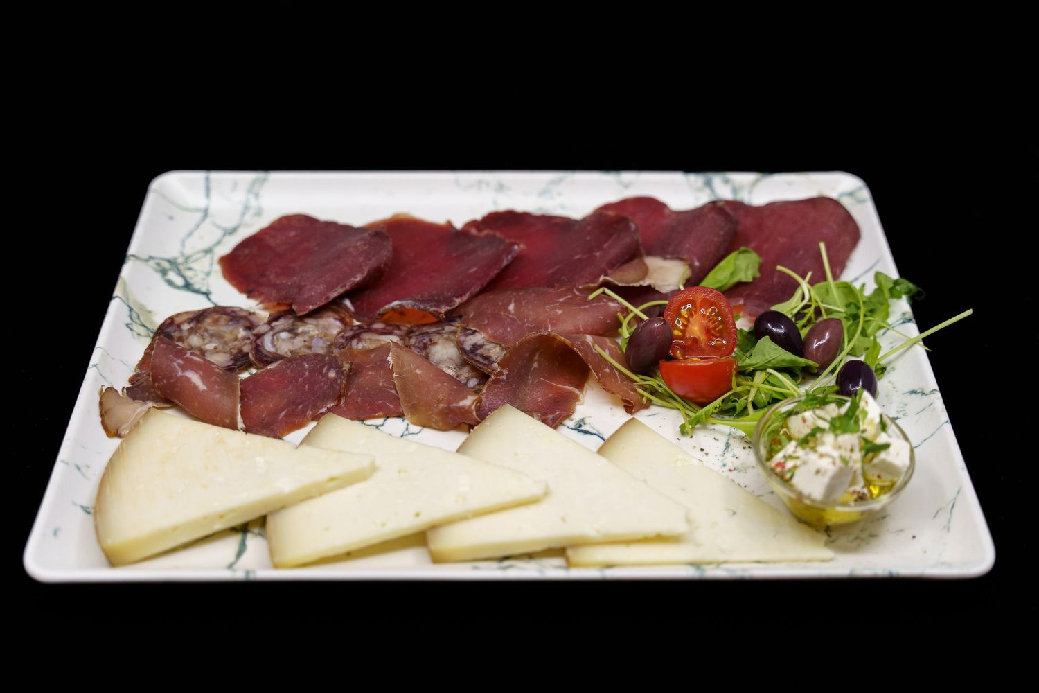 Pumparela Restaurant Gourmet meat & cheese platter for 2 persons 
(smoked ham, cheese)
