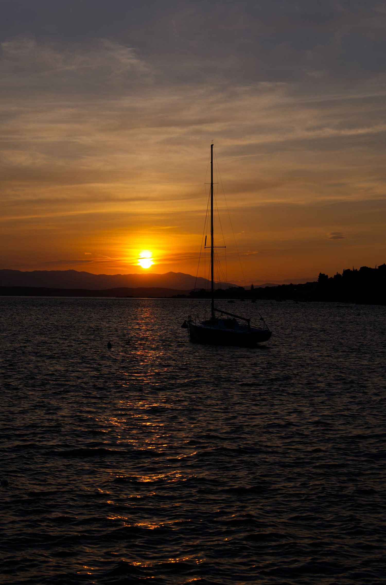Selce Sonnenuntergang Kroatien