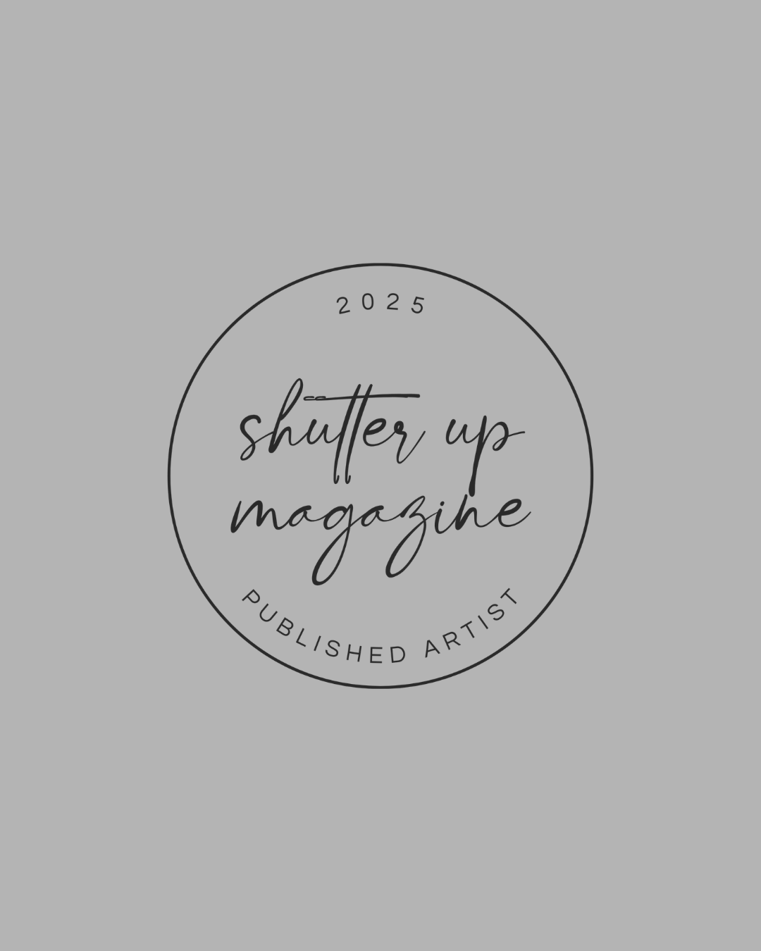 Shutter Up Magazine Published Artist
