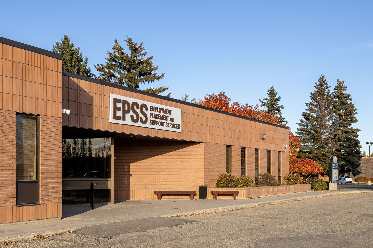 Commercial building branding commercial photograph Central Alberta Real Estate Media David Spence Photography marketing website image
