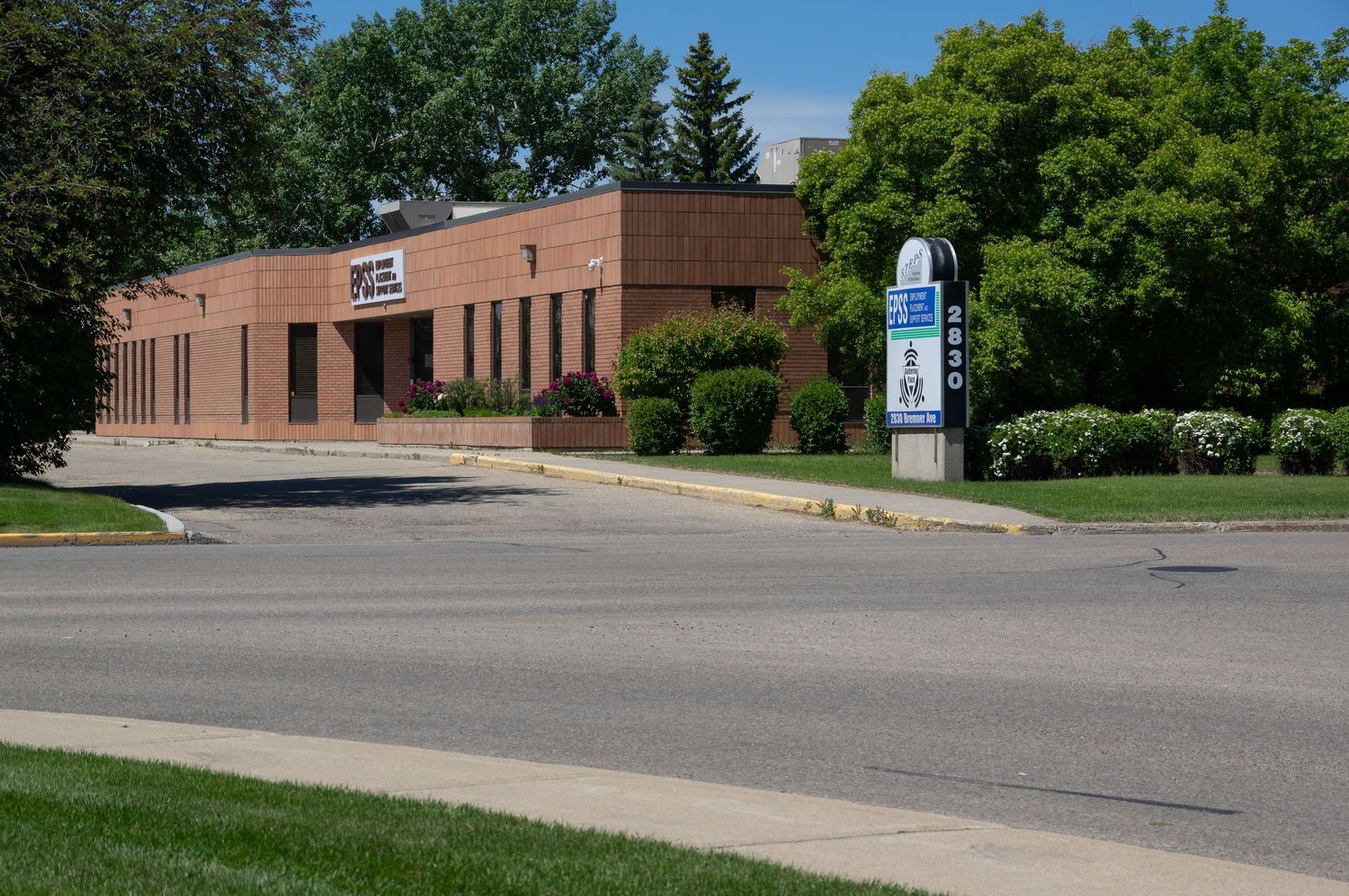 Commercial building branding commercial photograph Central Alberta Real Estate Media David Spence Photography marketing website image