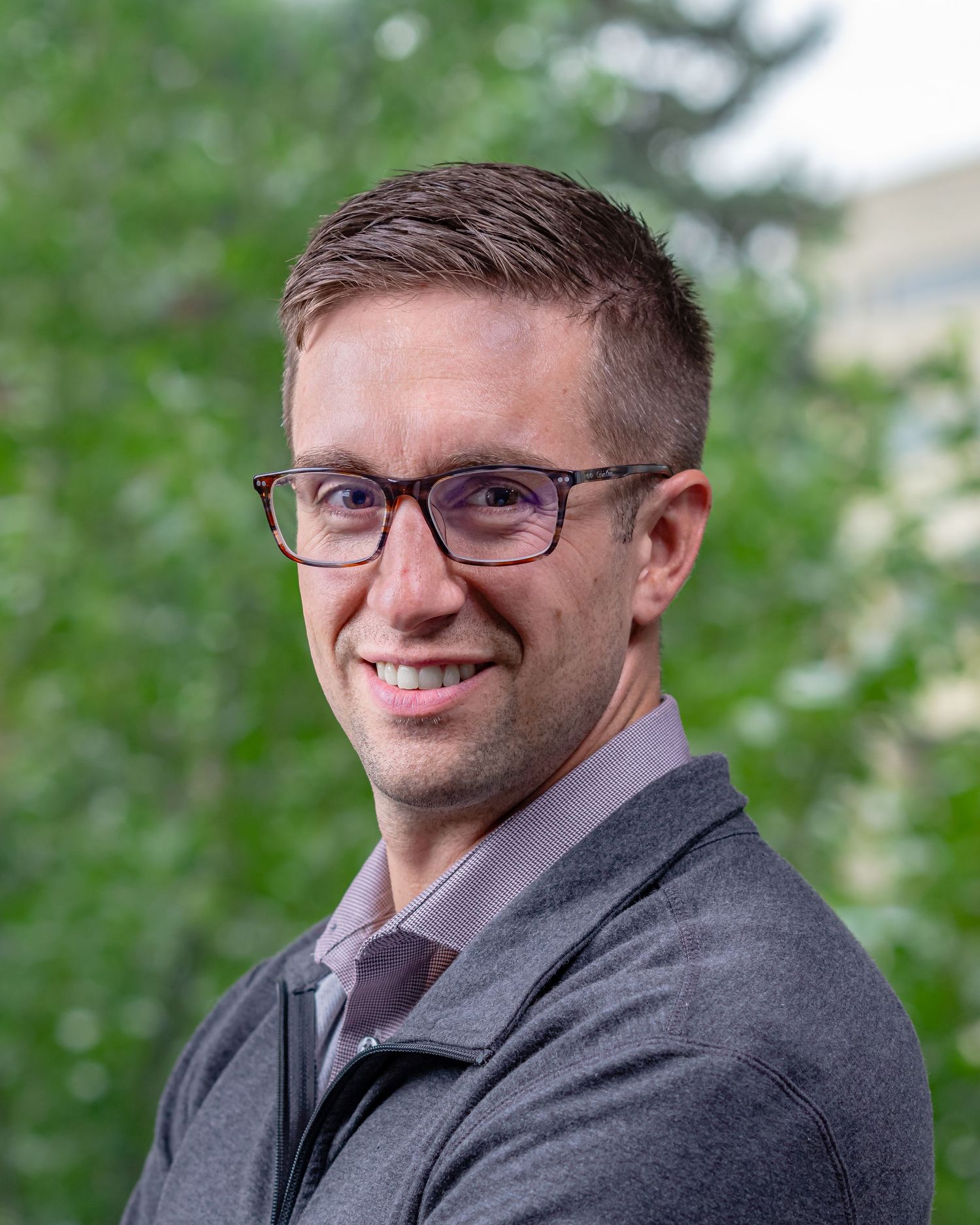 Professional Branding headshot corporate image natural environment background David Spence Photography Central Alberta Real Estate Portrait