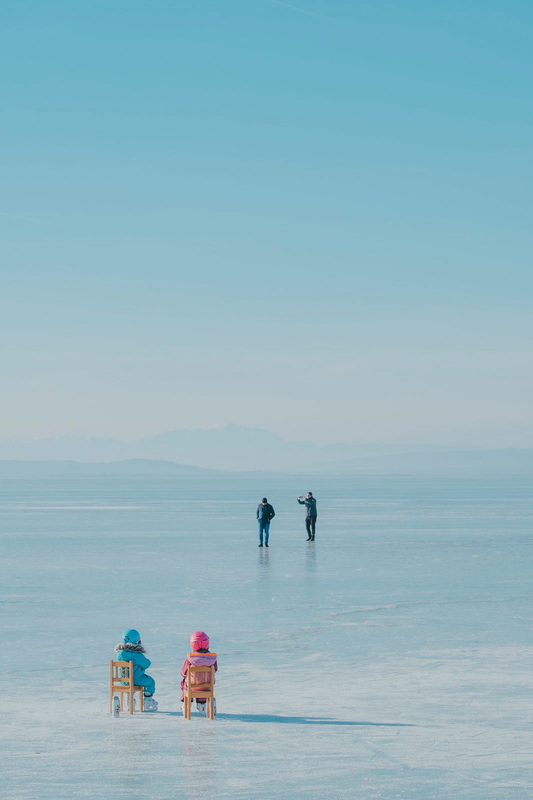 On the frozen lake, Vienna, Austria, 비엔나 스냅 촬영, 여행사진, 비엔나 스냅, 오스트리아 여행