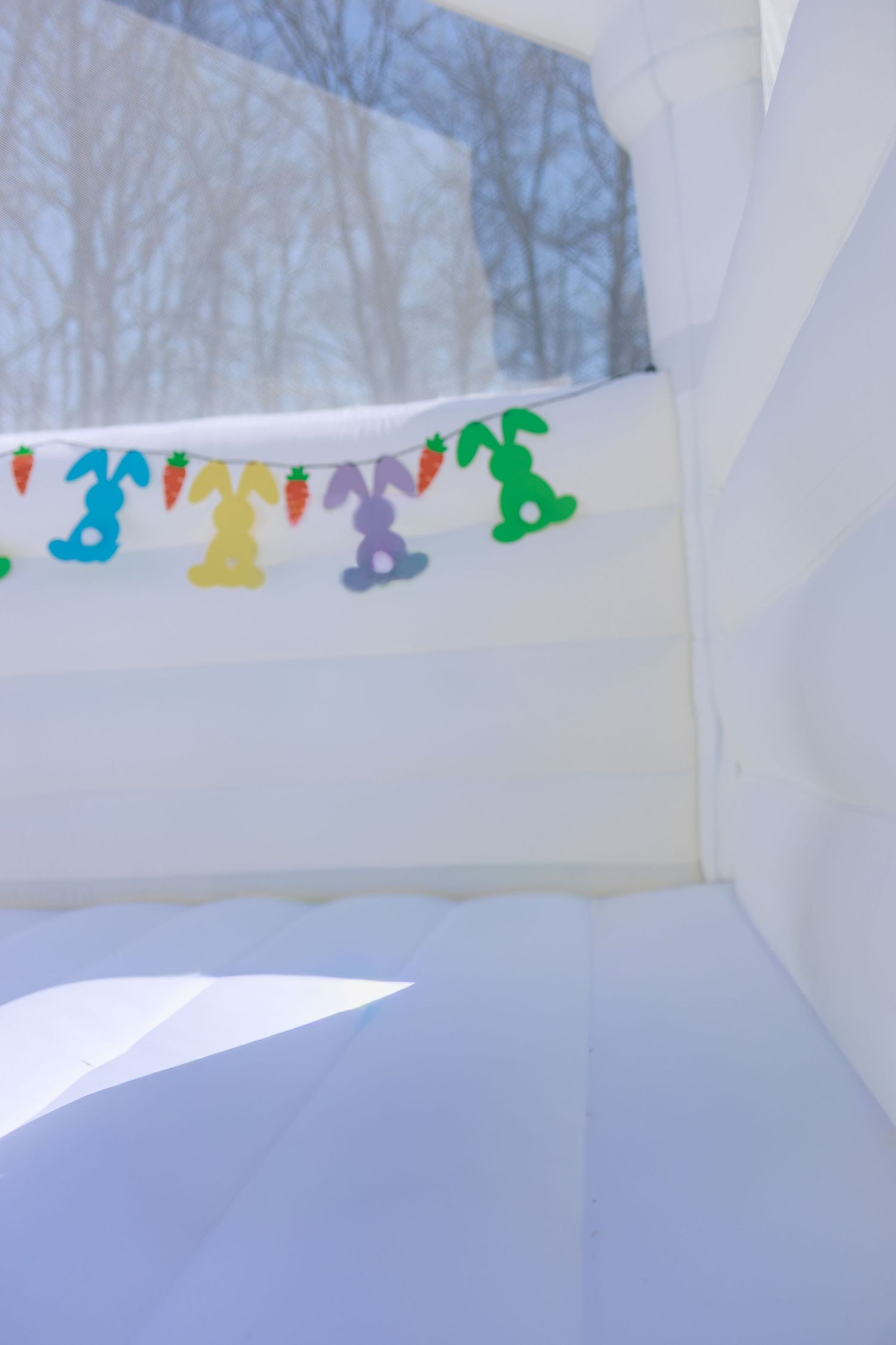 My first bounce castle pop-up - Easter minis. *child removed*Reminder that I do not share any photos of children on my public pages - ever!*