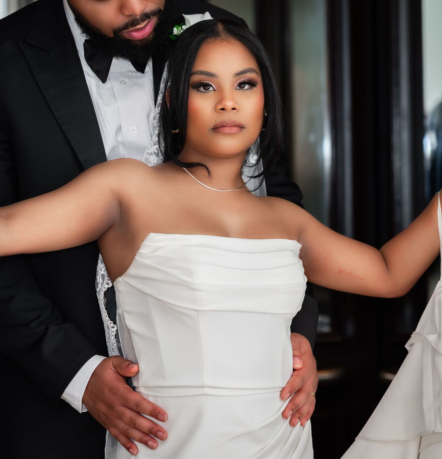 West Palm Beach wedding photographers captured this beautiful couple at Worth Avenue in Palm Beach, Florida.