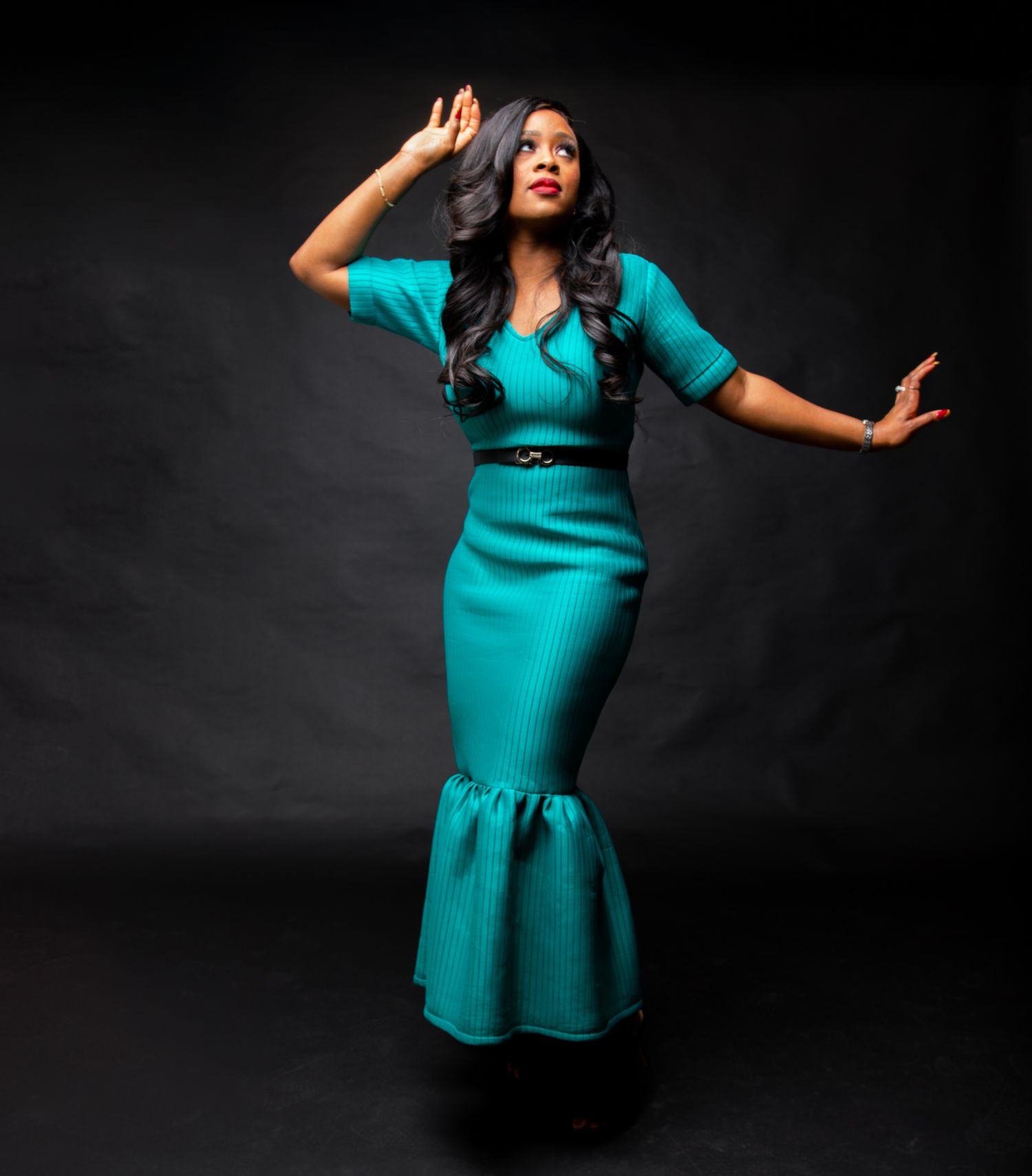 Studio lighting headshot session for fashion model by South Florida model photographers
