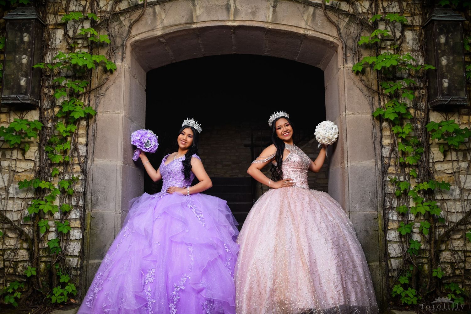 quinceanera package for double qiunce sisters celebration quince photos fort worth fotolilly photography quince photo